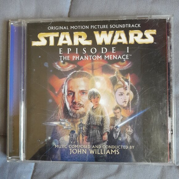 The Star Wars Episode 1 The Phantom Menace Soundtrack 1999 CD by John Williams - Picture 1 of 5